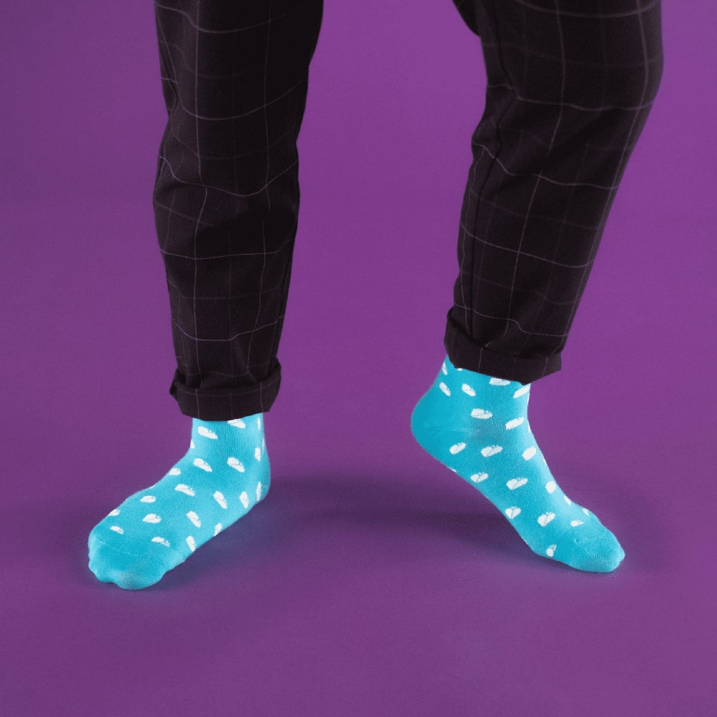 Chaussettes turquoise